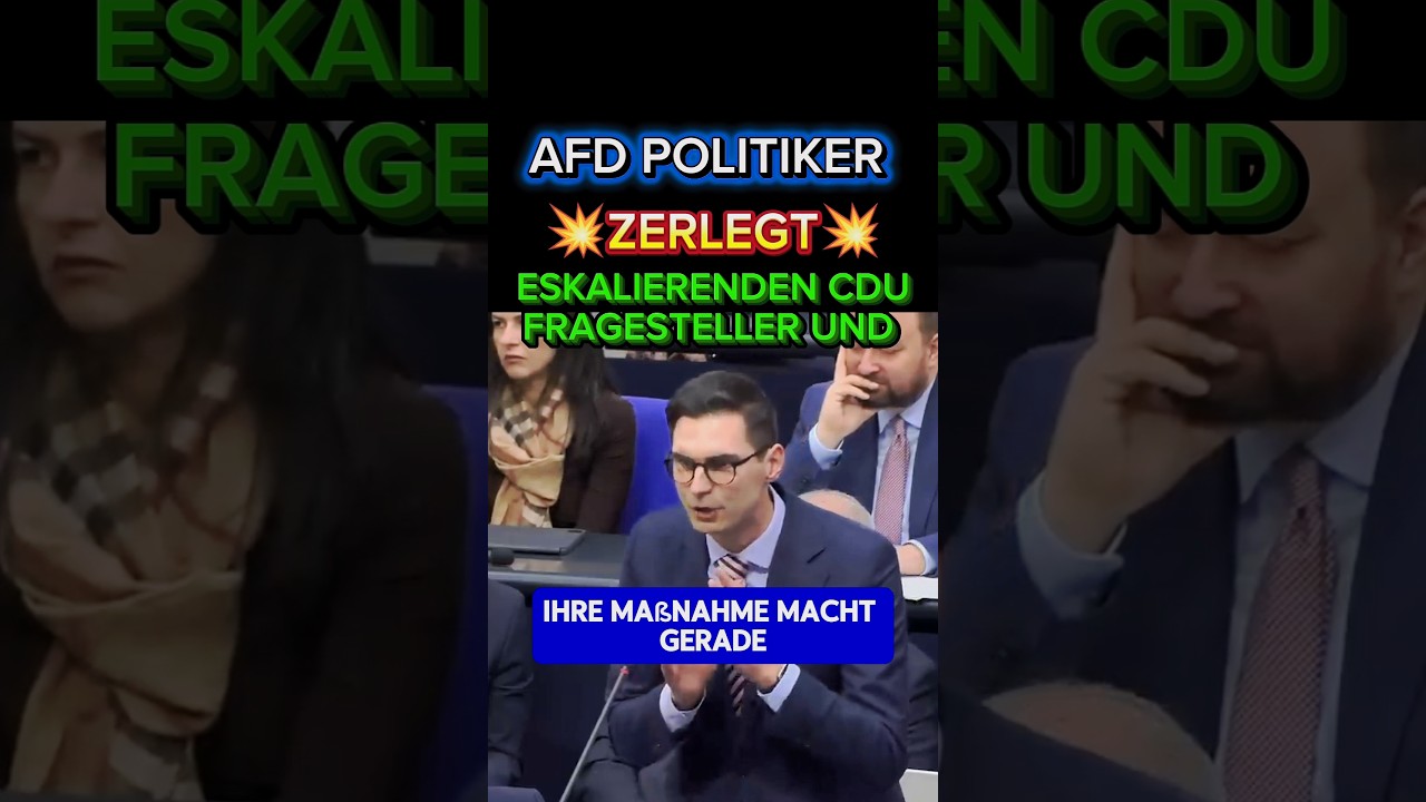 💥AFD & CDU ESKALATION⚡#afd #cdu #spd #benzin #iran #weidel #2026 #merz #bsw #politik