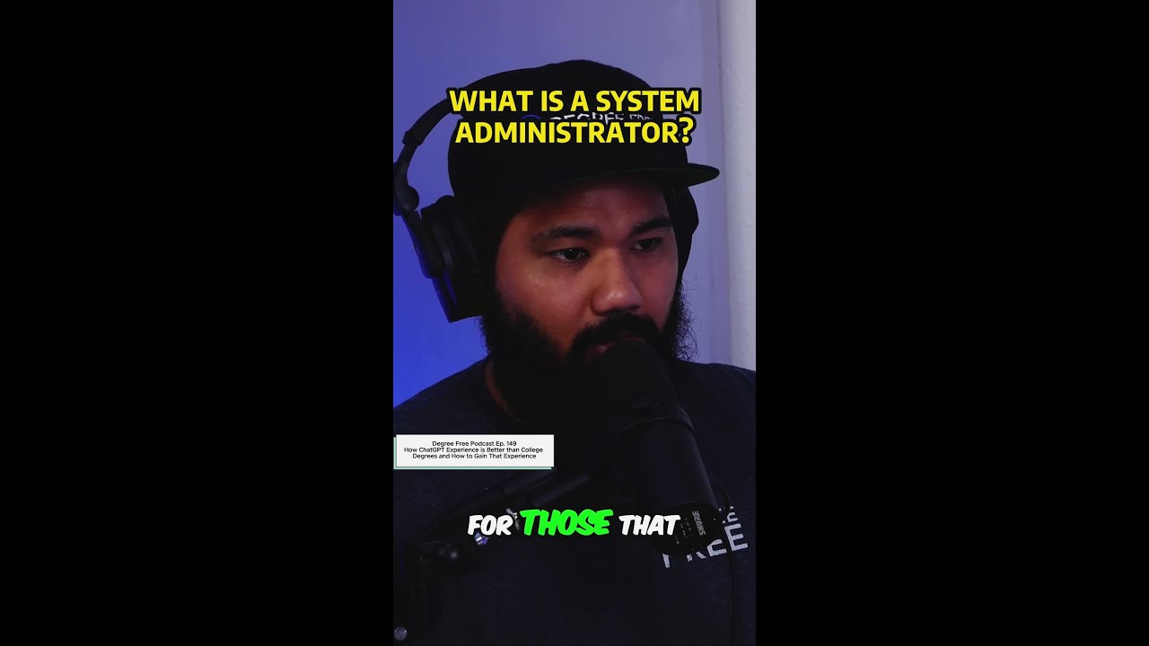 Role of a Systems Administrator