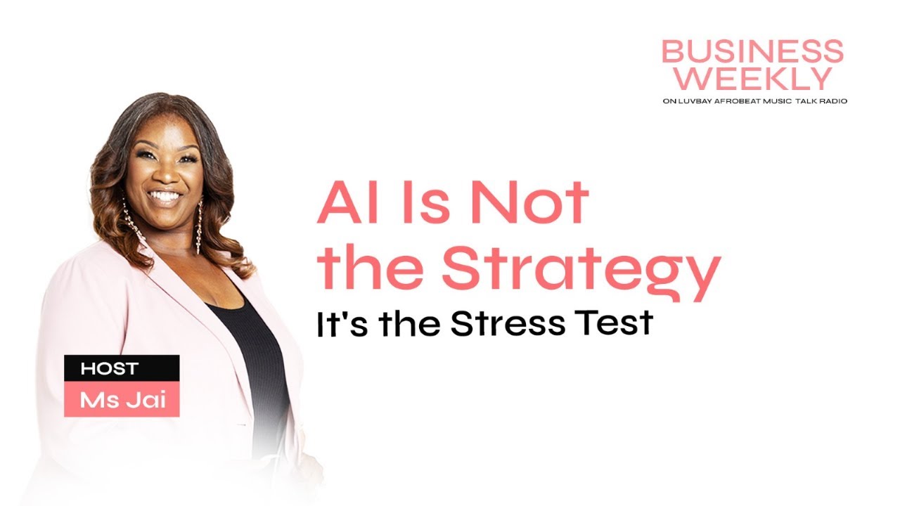 BUSINESS WEEKLY Live I AI Is Not The Strategy