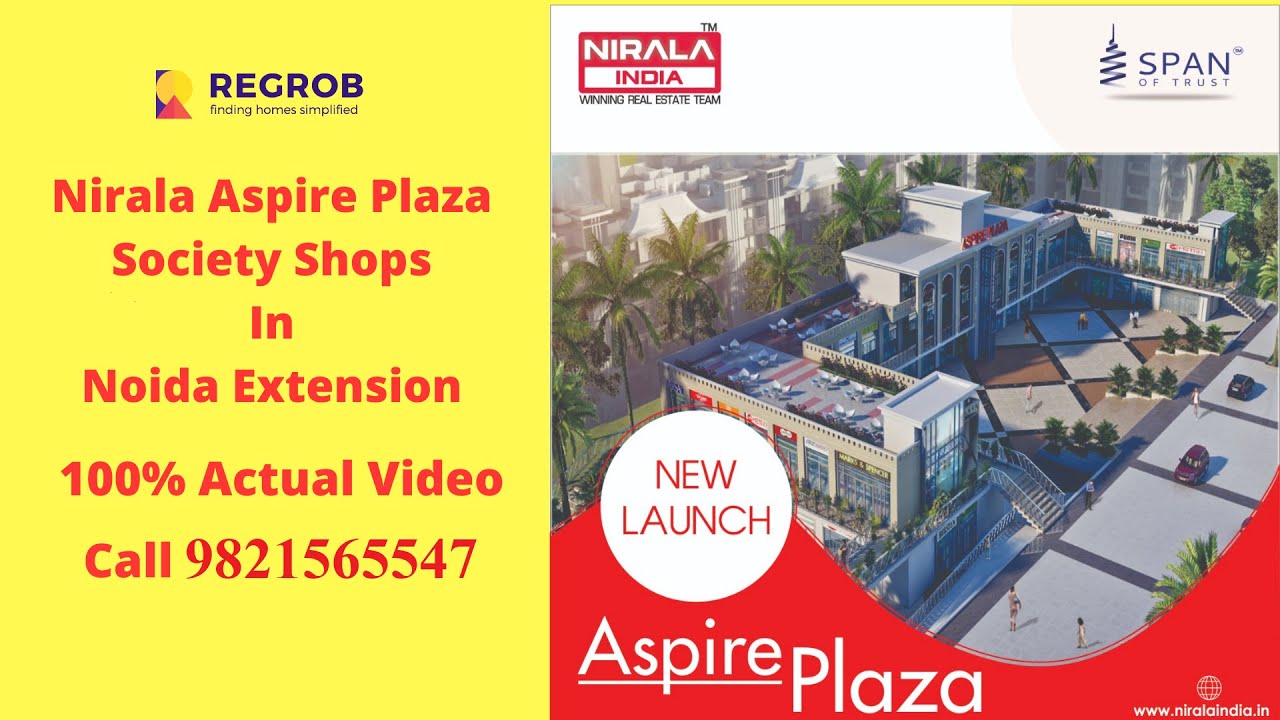 Nirala Aspire Plaza | ☎️+91-7861008808 | Retail and Society Shops For Sale In  Noida Extension