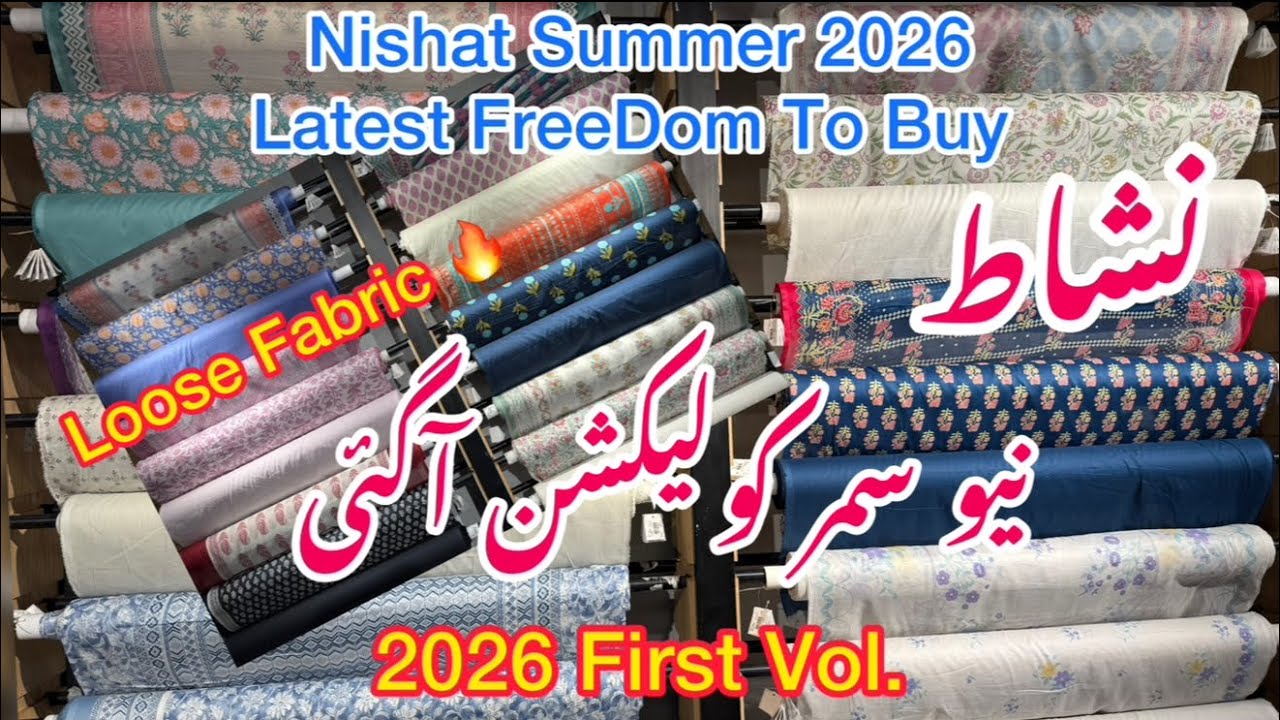 #nishatlinensummersale  Summer New Arrivals 2026🌸 | Nishat Latest lawn Freedom To Buy Collections