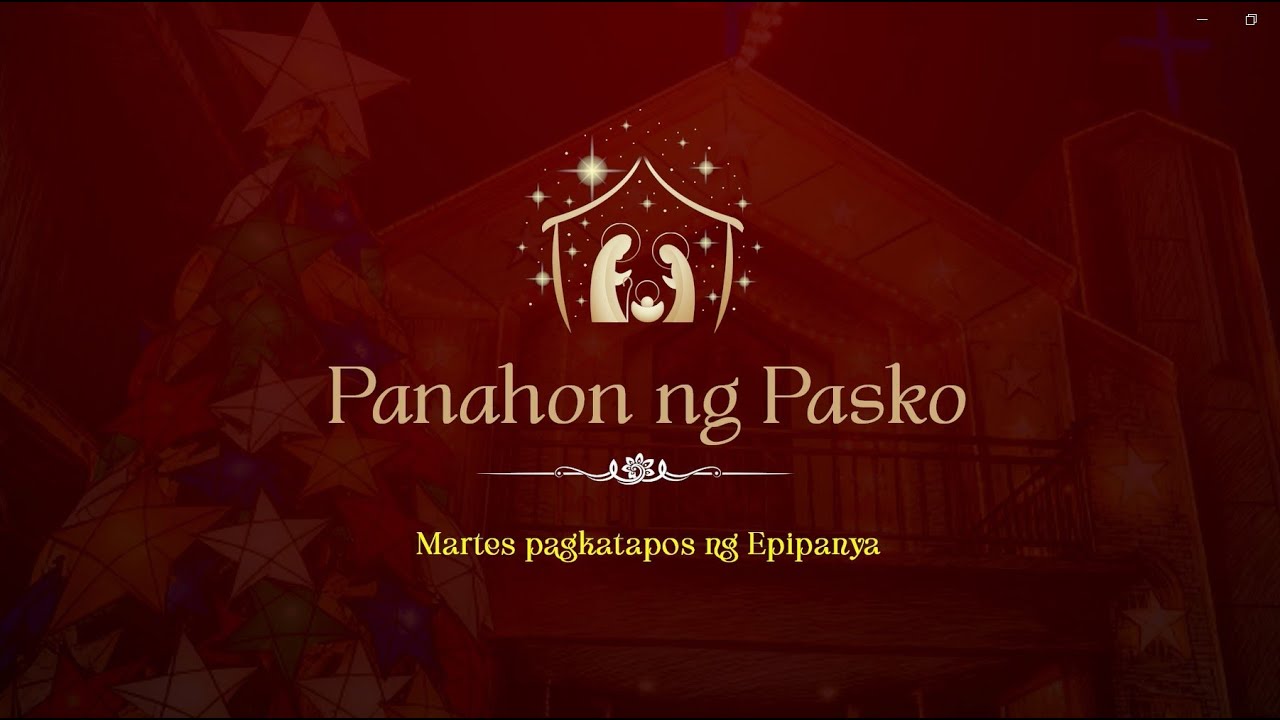 MARTES PAGKARAAN NG EPIPANYA