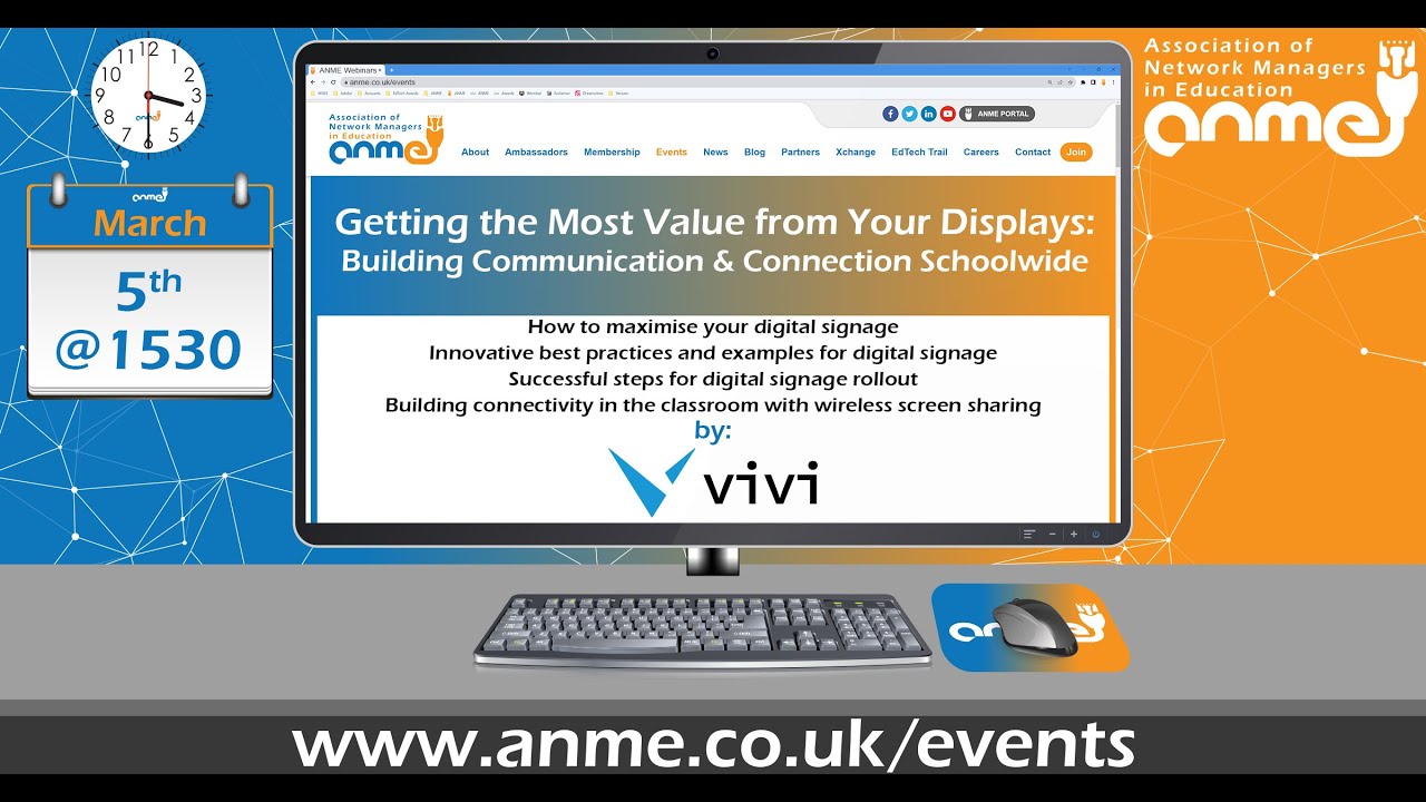 ANME Webinar - Getting Most Value from your Displays: Building Communication & Connection Schoolwide