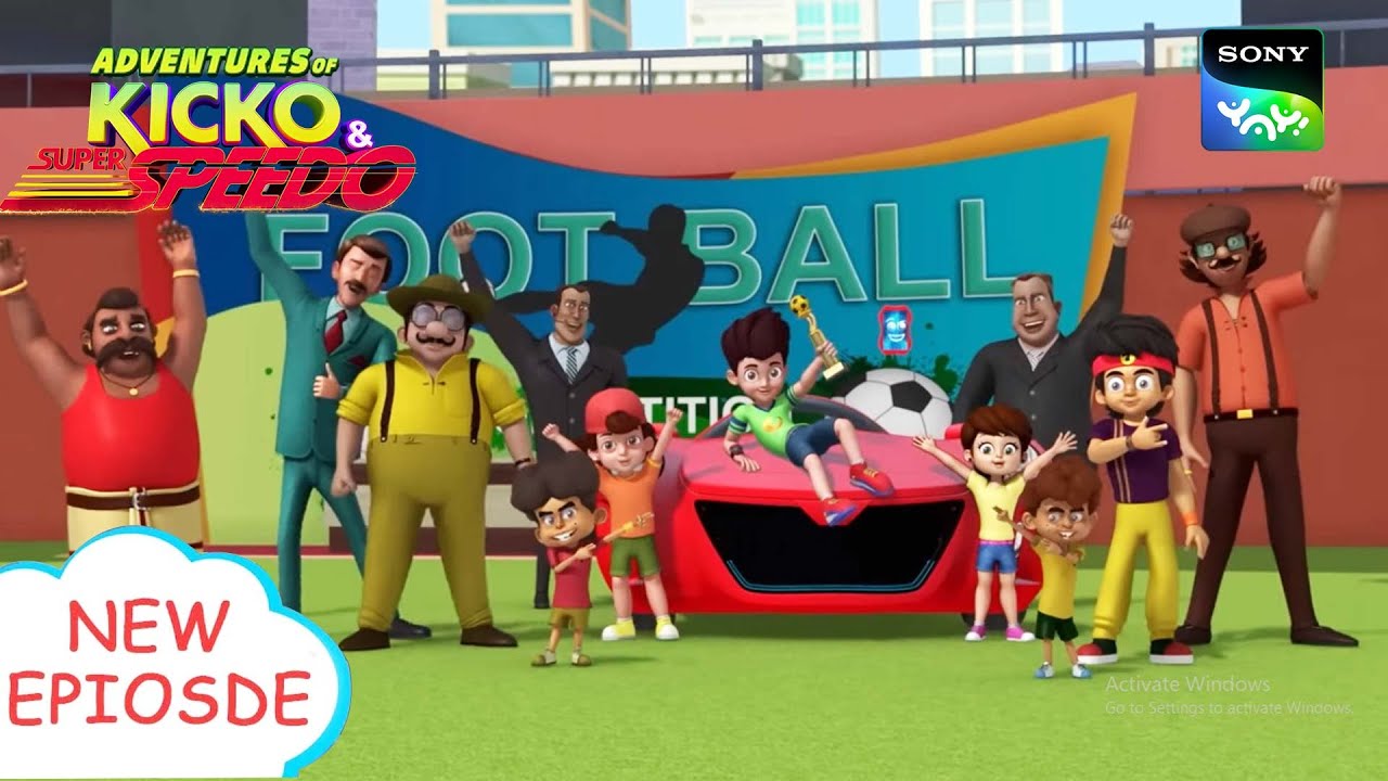 कार सॉकर का खेल | Adventures of Kicko & Super Speedo | Moral stories for kids