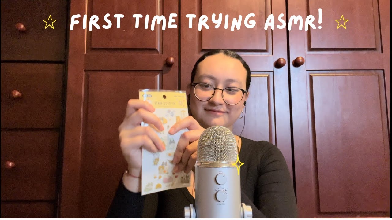trying asmr for the first time ☆