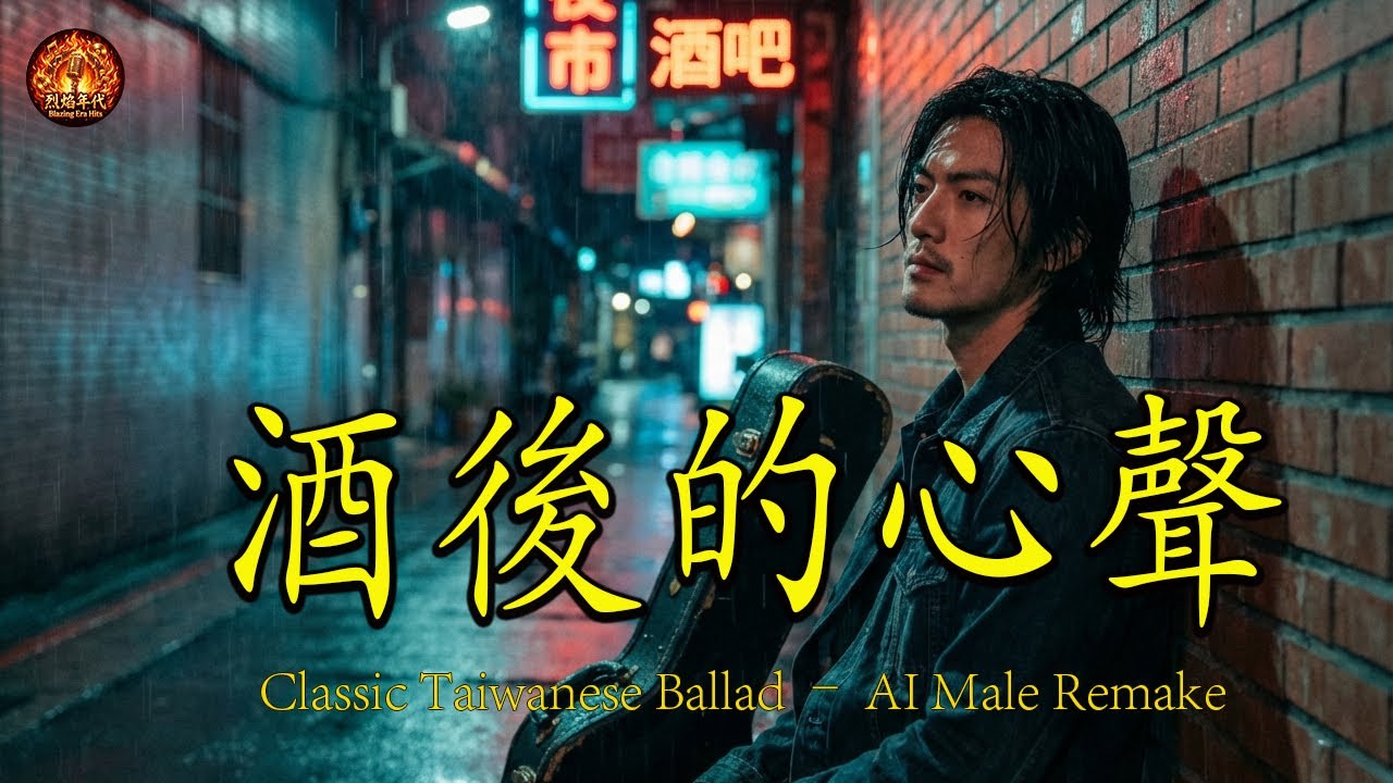 酒後的心聲 | AI男聲再唱｜台語經典・慢搖滾版 | Classic Taiwanese Ballad – AI Male Remake