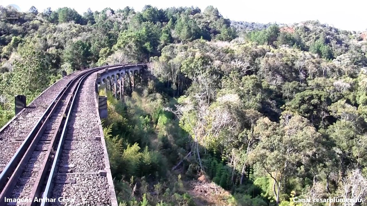 🇧🇷Atravessando o Viaduto do Minhocão/Crossing the Minhocão Viaduct - Santa Cecília/SC-2019  (Brasil)