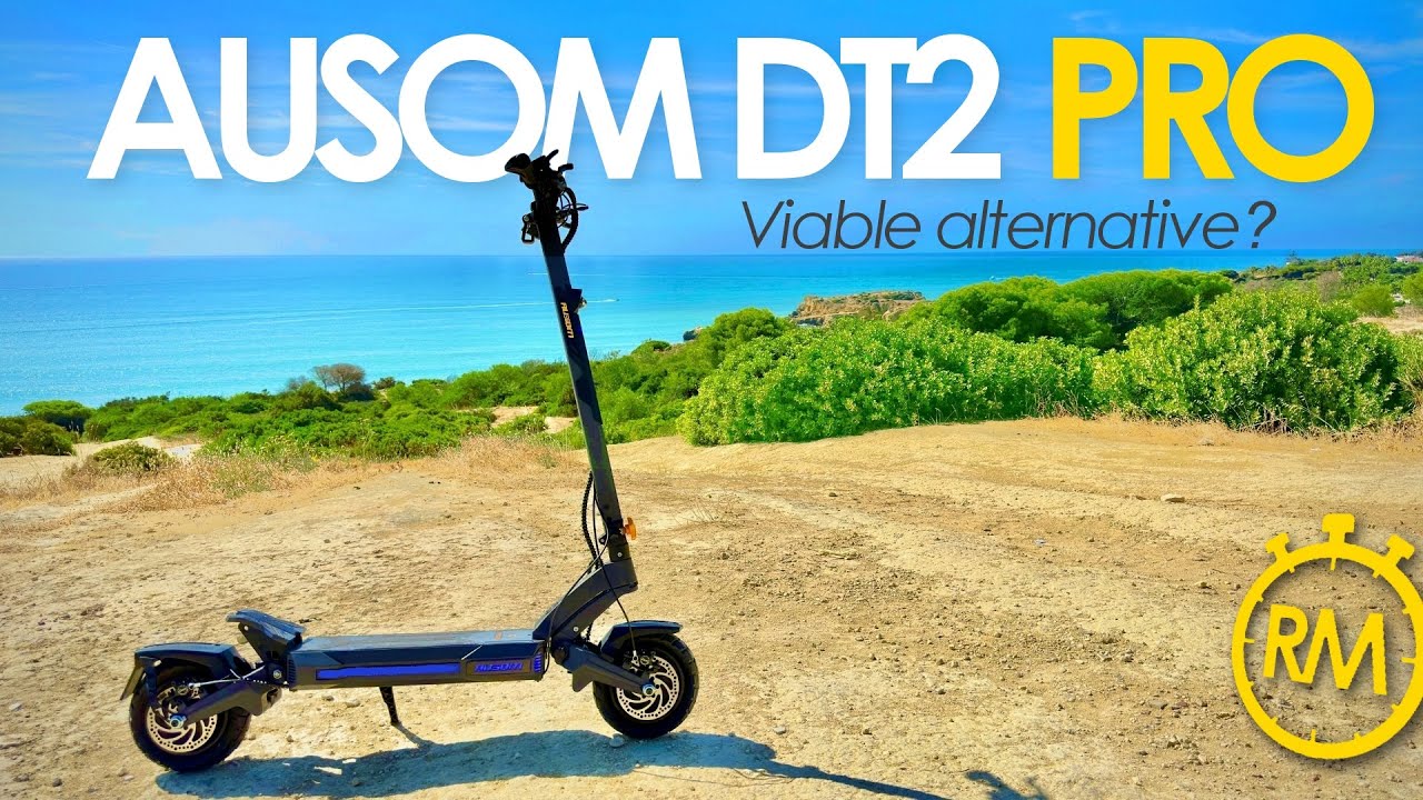 Обзор электросамоката Ausom DT2 Pro — скорость, запас хода, по дорогам и бездорожью [QuickTest#133]