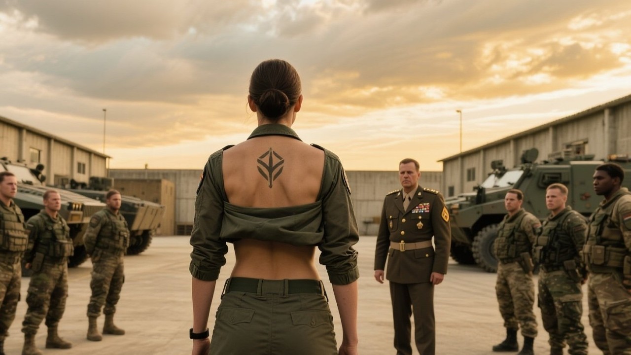 They Forced Her to Strip the Uniform — Until the Commander Spotted the Mark on Her Back| Emotional