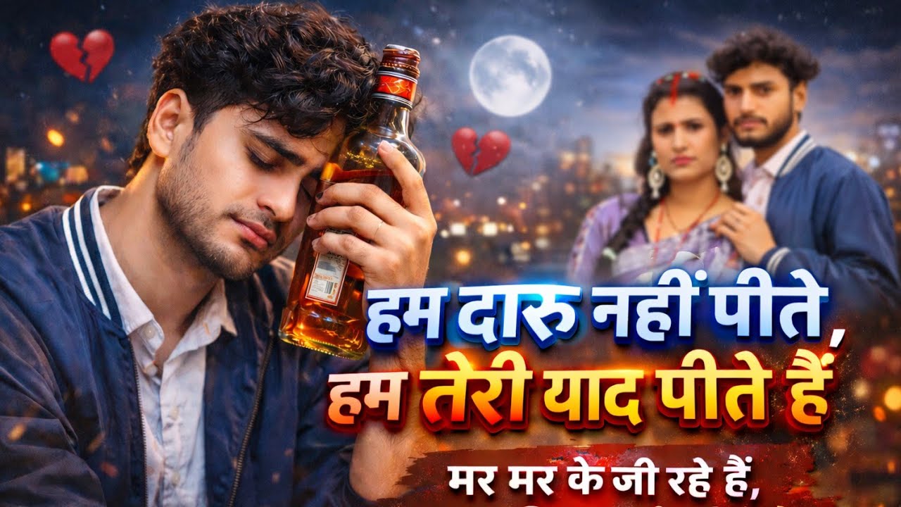 हम दारू नहीं पीते | Hum Teri Yaad Peete Hain 💔 | New Sad Song 2026 | Heart Touching Breakup song 