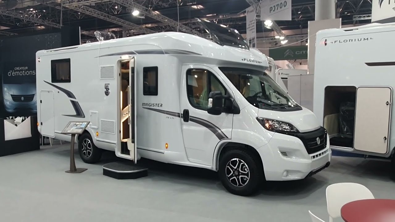 Motorhome with queen bed. Florium Magister 74 LMF : 2023 version