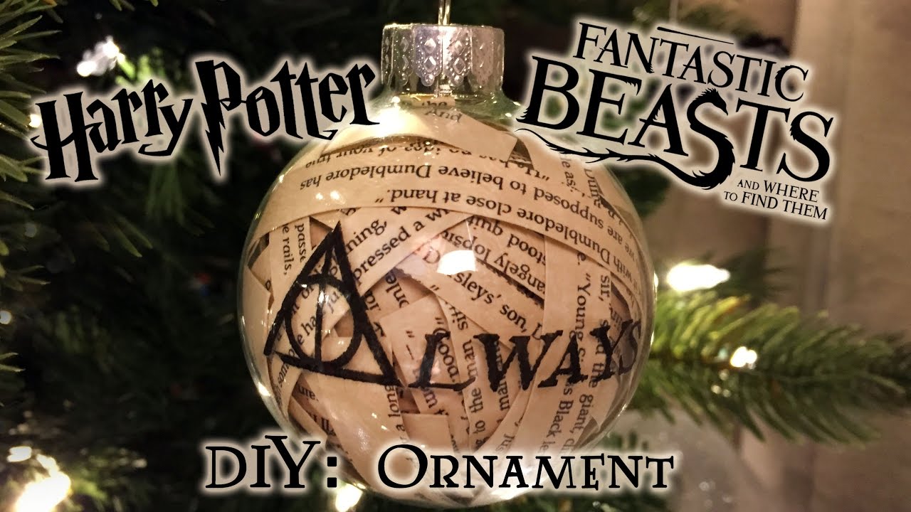 DIY: ALWAYS Ornament : Harry Potter and Fantastic Beasts and Where to Find Them Inspired