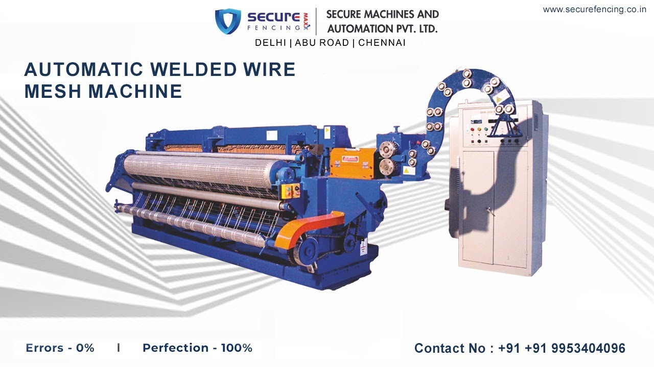 Automatic welded wire mesh machine | 200+ machines running | PAN India
