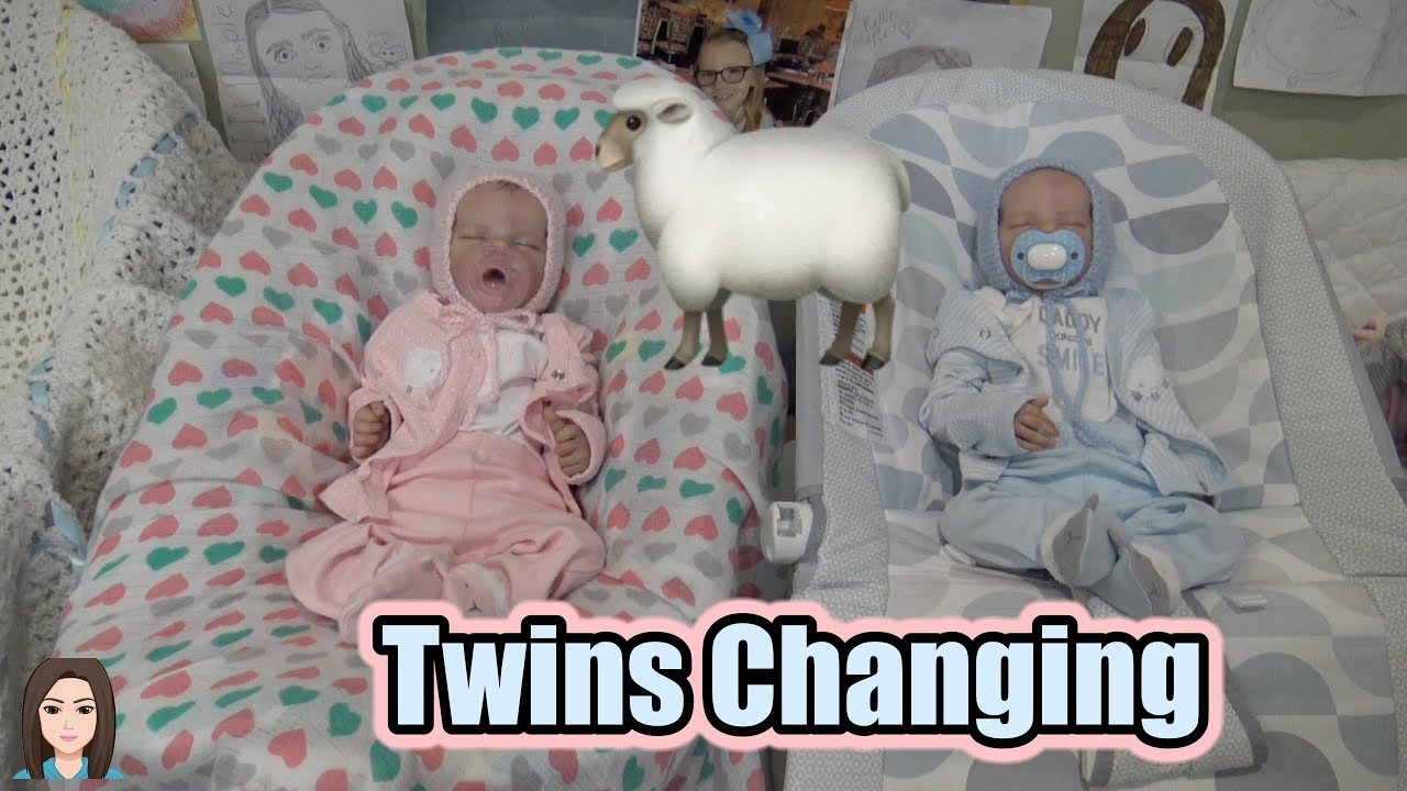 Changing Reborn Baby Twins Raelynn & Ryan Into New Lamb Outfits | Kelli Maple