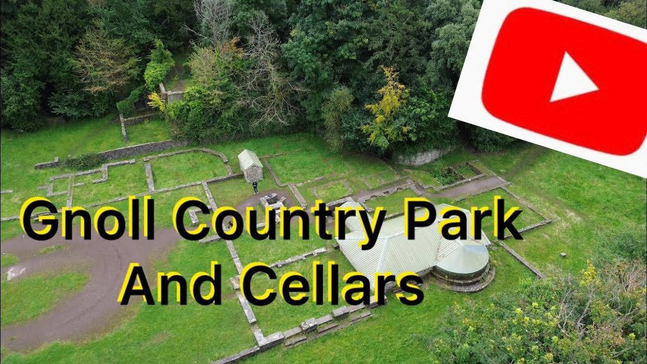 Gnoll Country Park, Neath and Gnoll House Cellars | woodland walk and drone #woodland #southwales