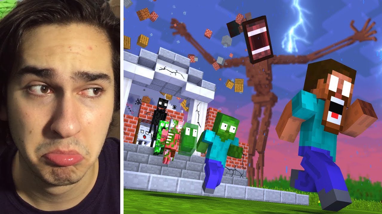 SİREN KAFA OKULU BASTI !! (Siren Head Minecraft)