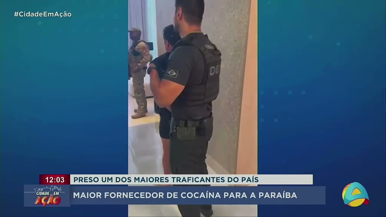 Cidade em Ação - Homem é preso por ser um dos principais fornecedores de cocaína da Paraíba