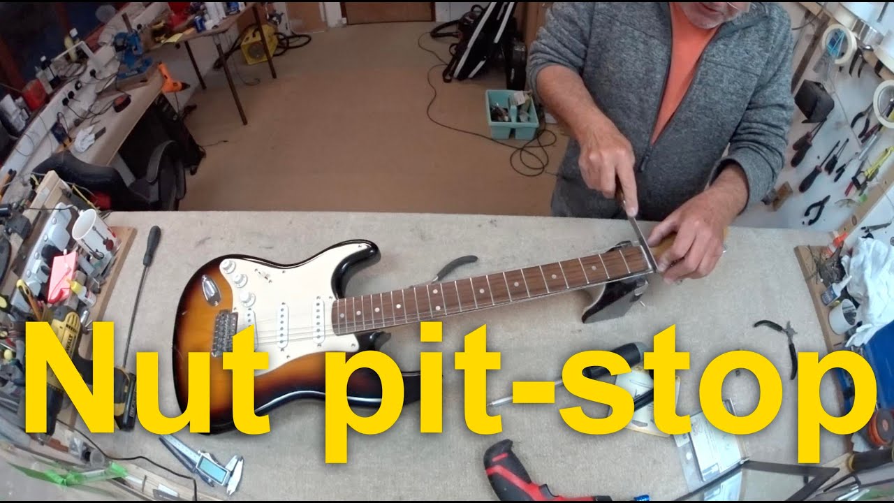 Squier Strat Affinity LH nut change