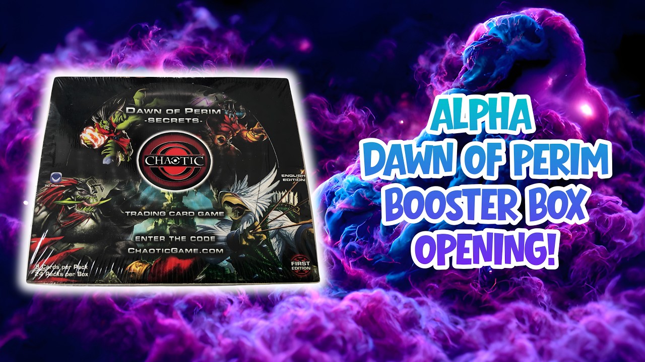 Chaotic TCG | Alpha Dawn of Perim Booster Box Opening! (Box 2)