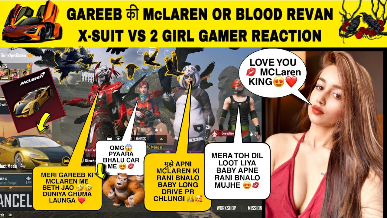 🔥 Random Girl Gamer Reaction ON McLaren New Car for $100,000 UC 🤣 -SAMSUNG A3,A5,A6,A7,J2,J5,J7