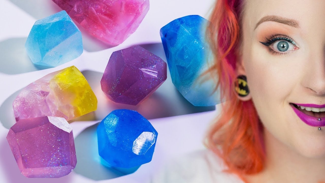 DIY: Mydła jak KRYSZTAŁY! 💎 Red Lipstick Monster 💎