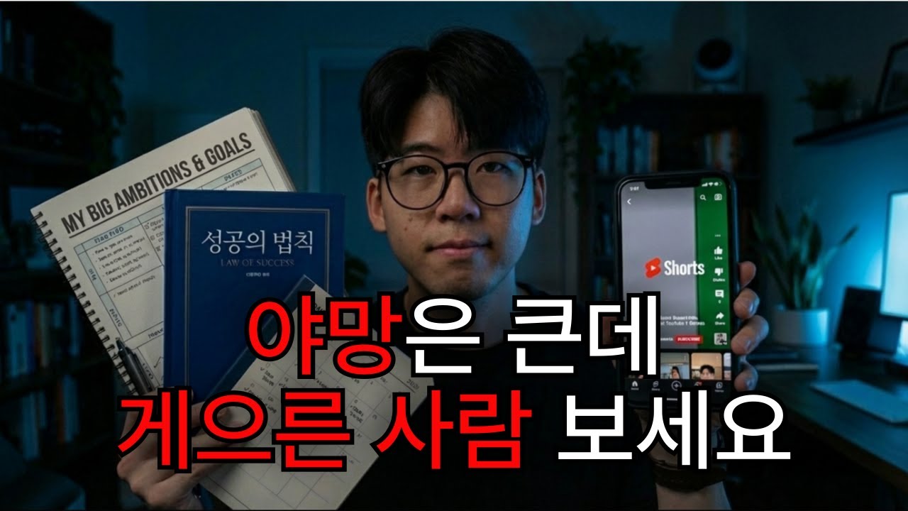 야망은 큰데 게으른 사람, 딱 이차이 입니다.
