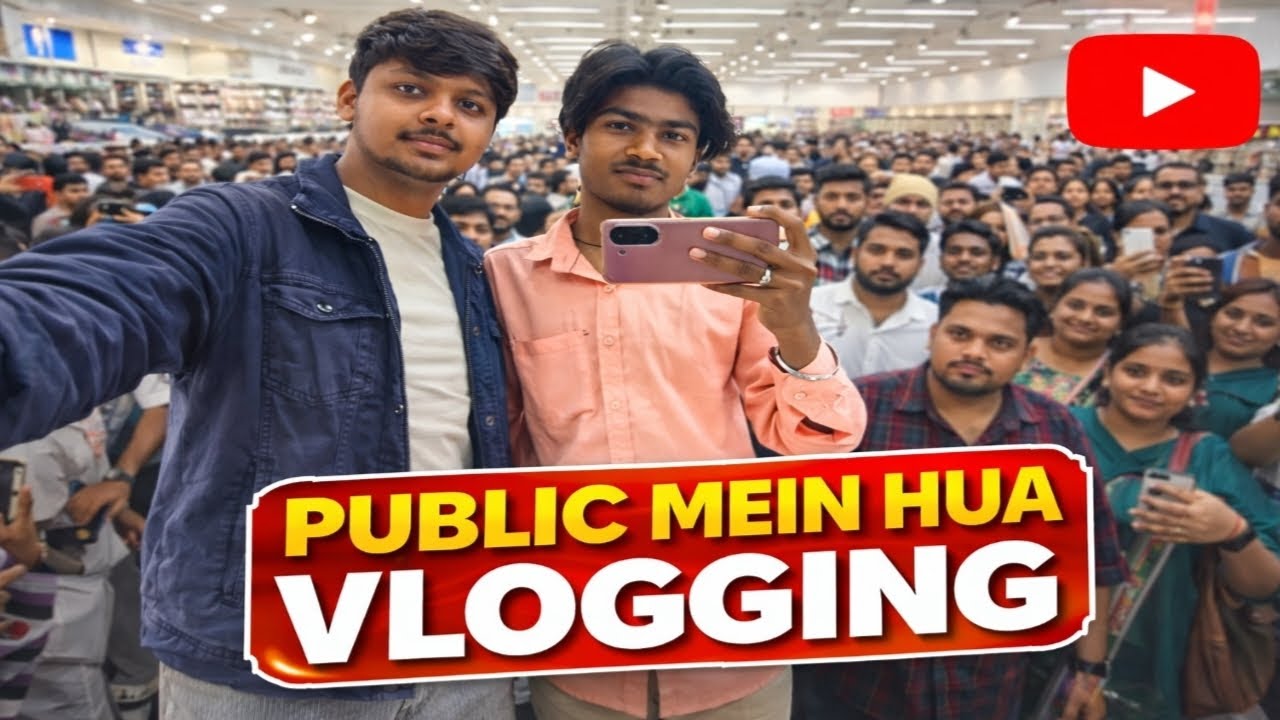 Mall Mein Itni Bheed 😱 | Public Mein Hua Vlogging | @souravjvlogs | 45/2000 