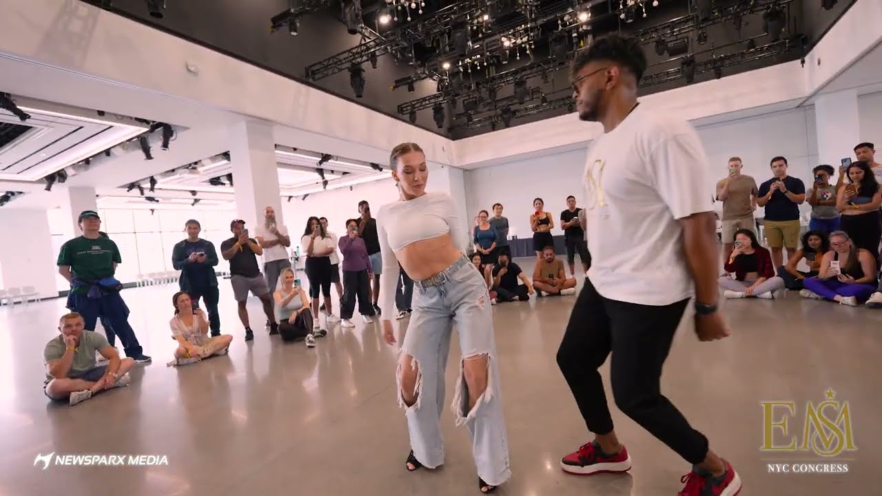 Tayler Stinnett & Luis Aristimuno (Maria Maria - J Salez & Ataca) - Bachata Workshop | ESM