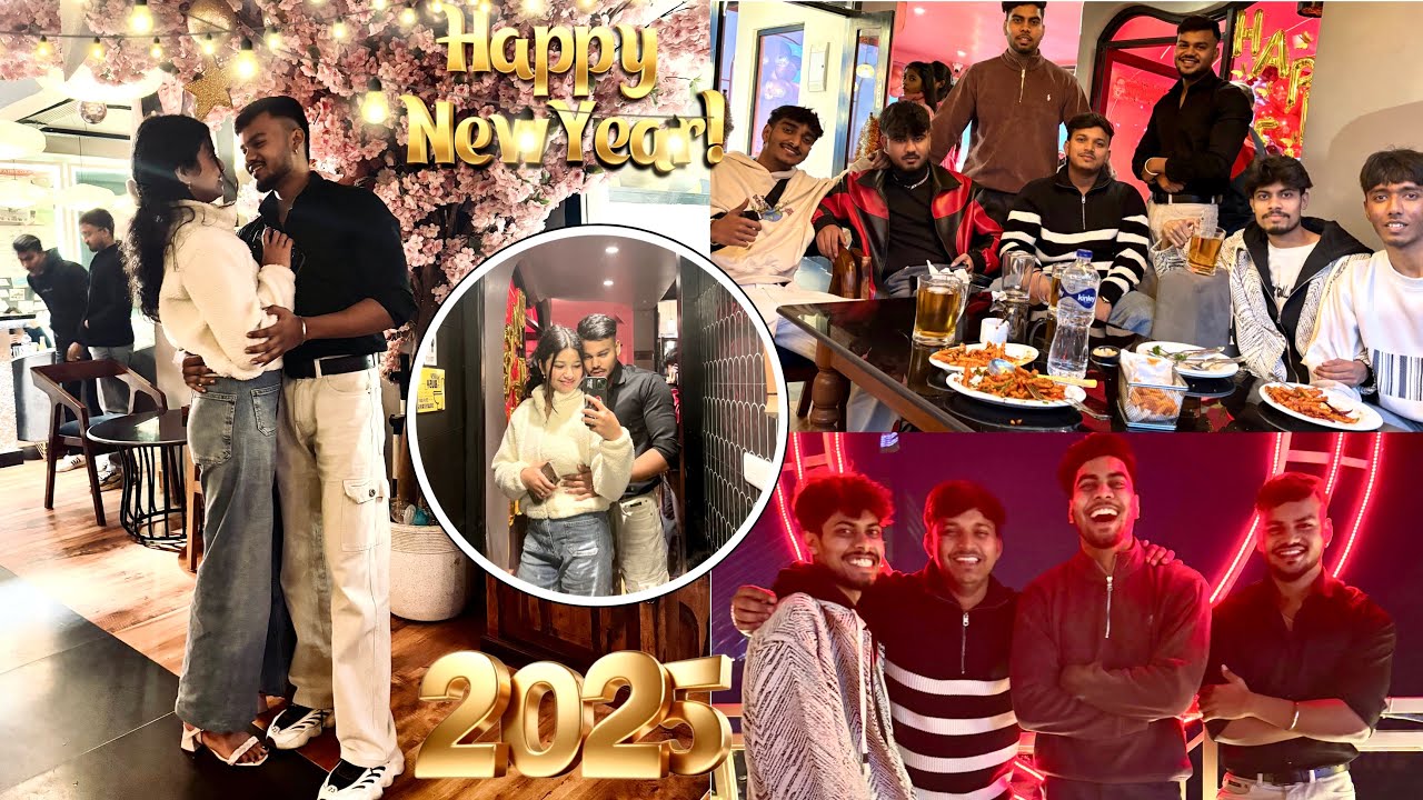 New Year Party 🎉 | 2025 New Year celebration ❤️| Aki Vlog￼s