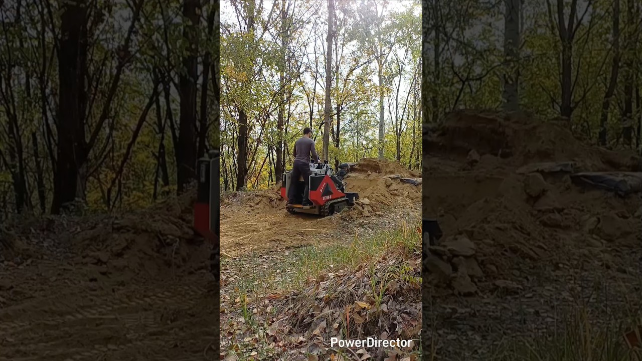 Battler ST28H-6 mini skid steer in action #miniskidsteer #miniloader