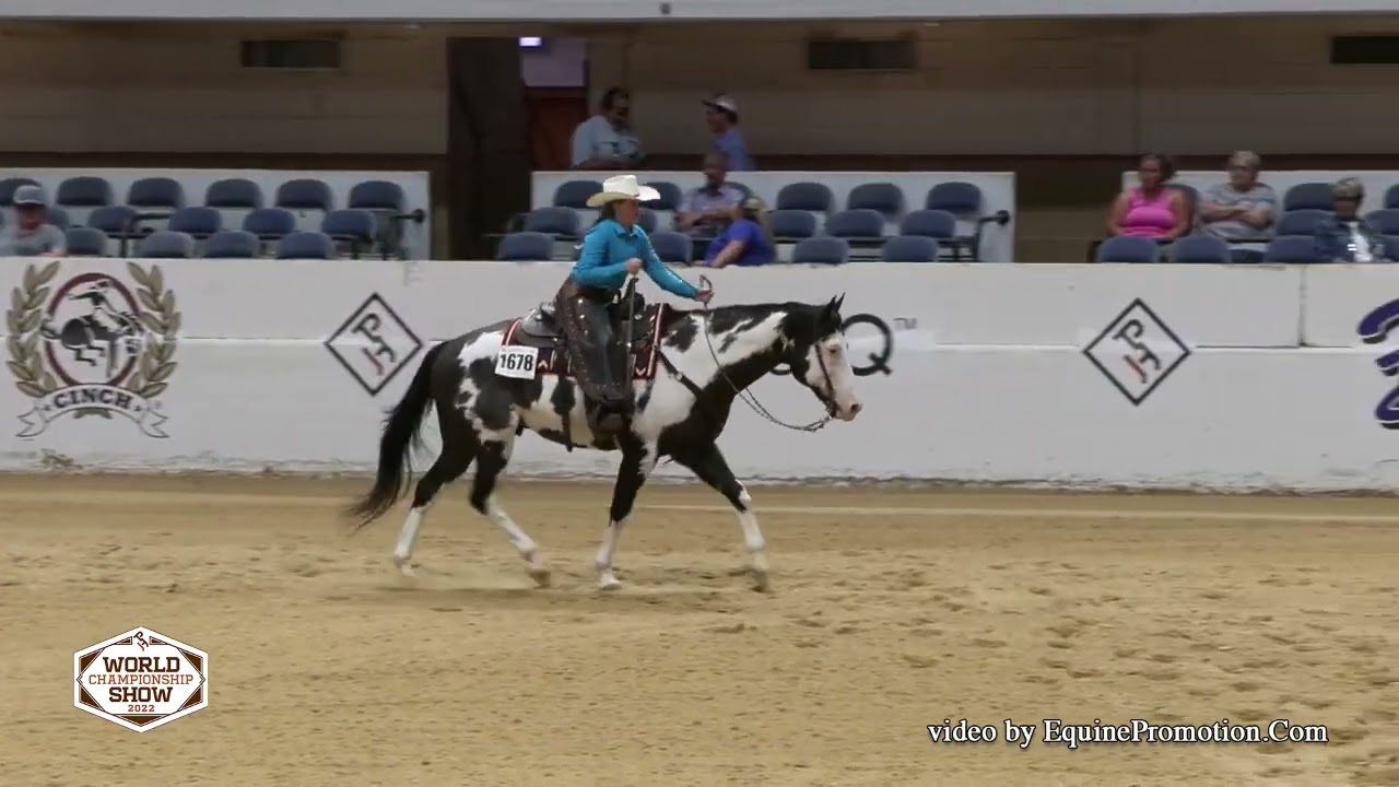 7/3/2022 Taylor and Uneeda Painted Rebel APHA World Show Ranch Riding