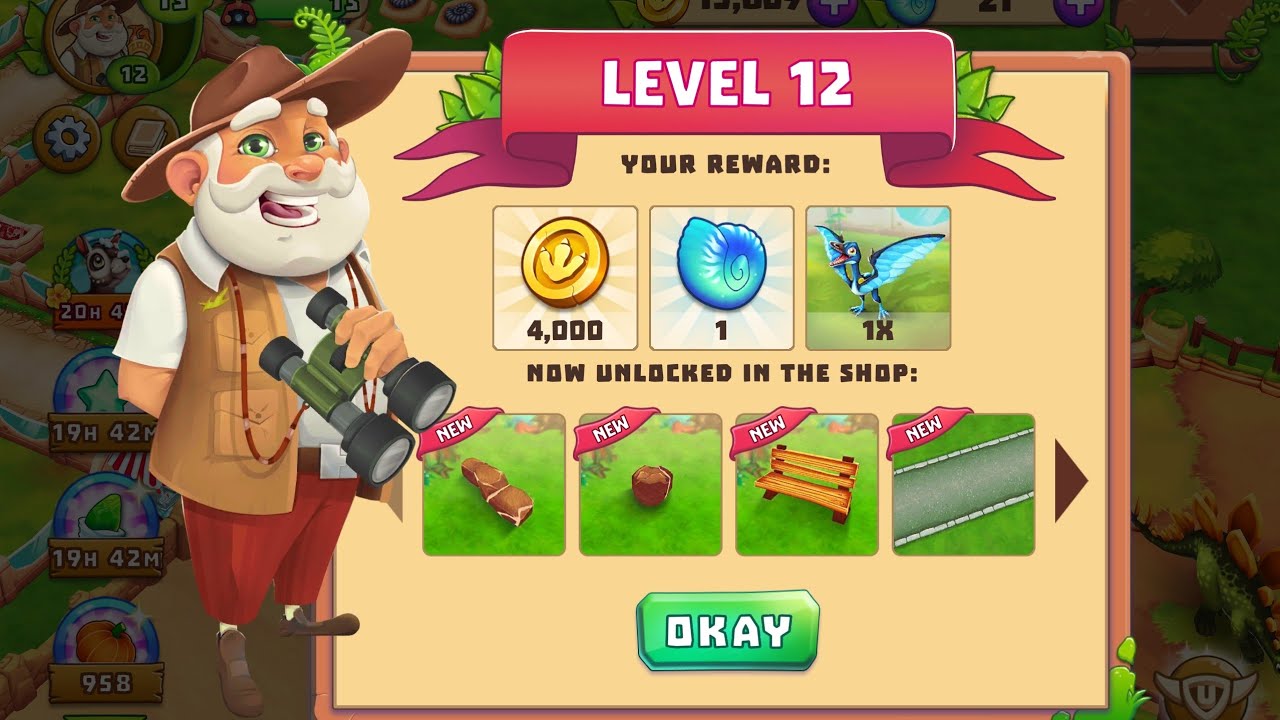 Dinosaur Park Primeval Zoo Level 11 gameplay