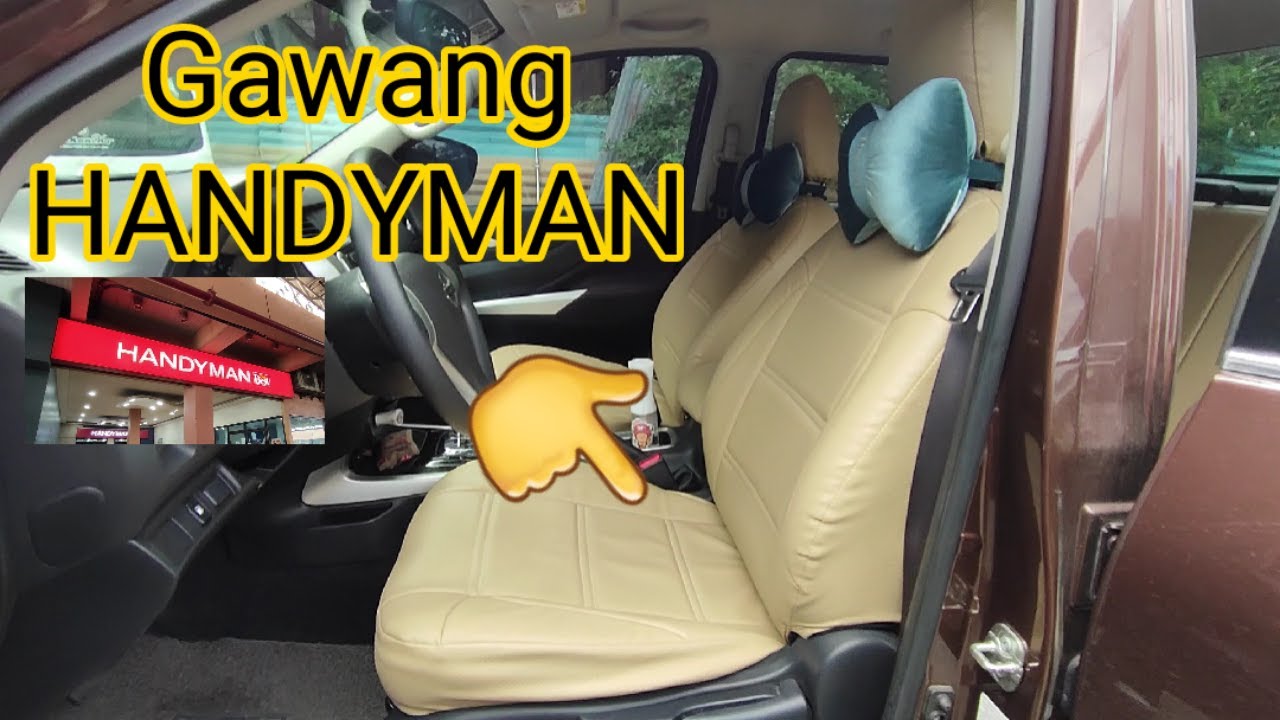 Bumili Kami ng Seat Cover sa Handyman | Navara Calibre Seat Cover Installation | Mekaniko