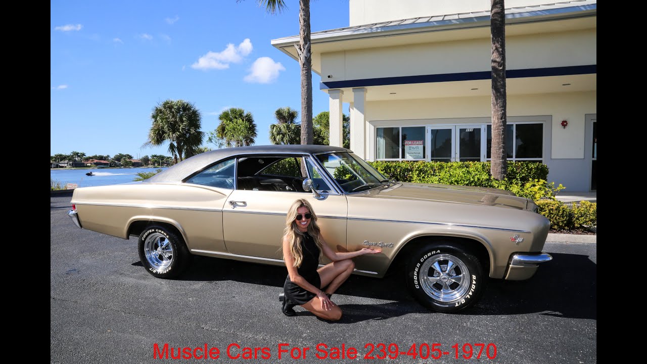 1966 Chevrolet Impala SS $29900 www.musclecarsforsale.com 239-405-1970