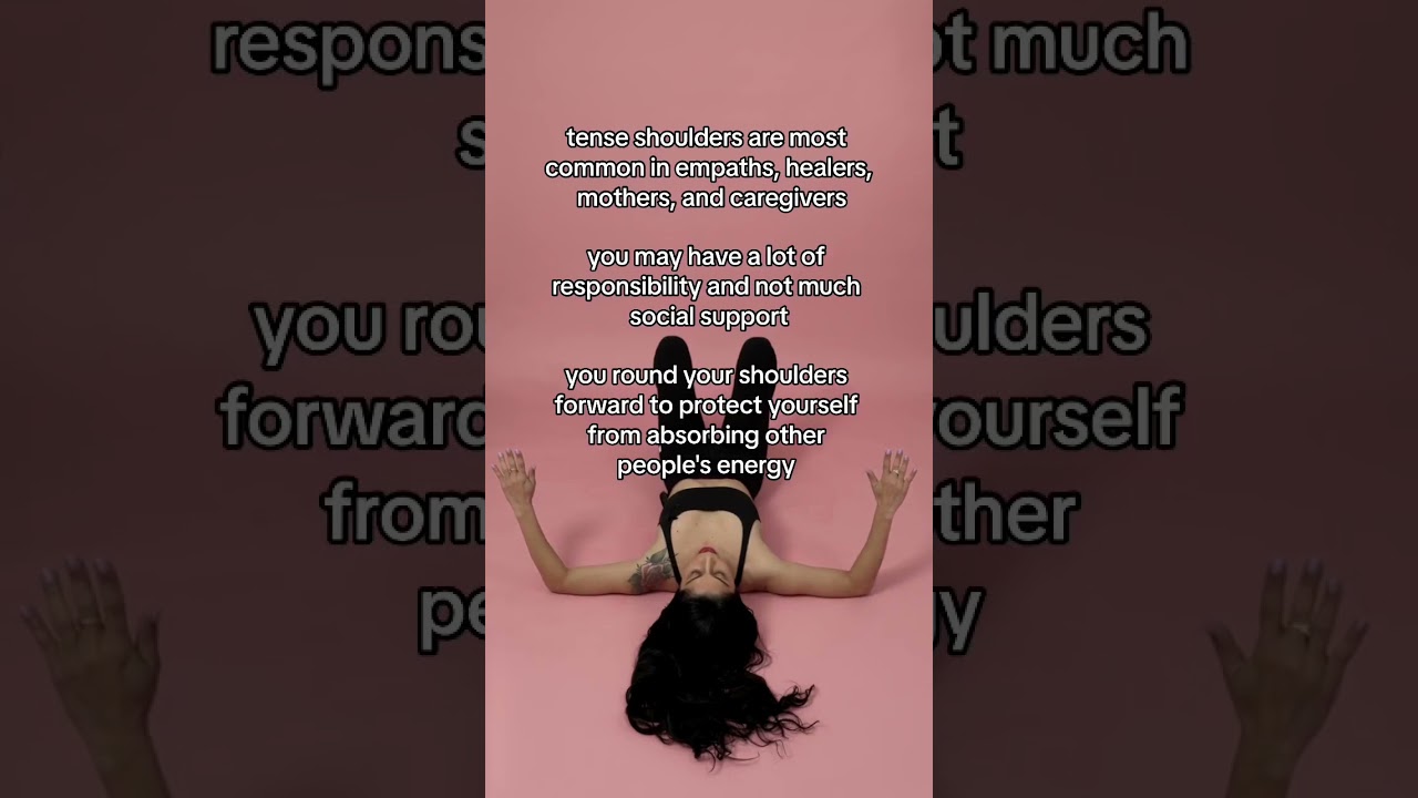 release your neck & shoulder tension 👇🏼 #shorts