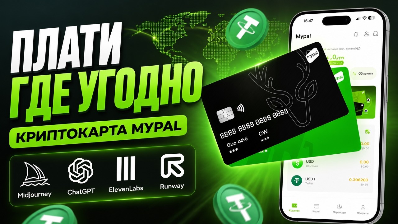 MyPay Crypto Card &mdash; A Crypto Card for Global USDT Payments and Transfers!