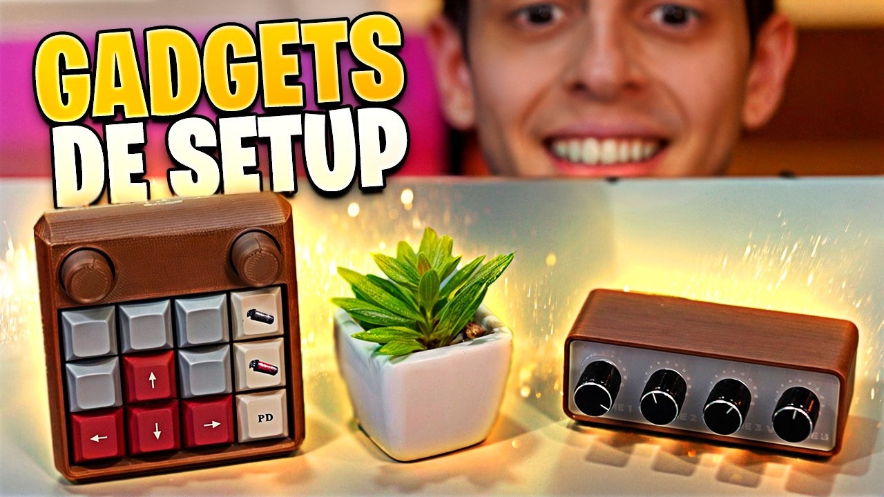 FIZ GADGETS CASEIROS PARA SETUP COM MENOS DE R$200