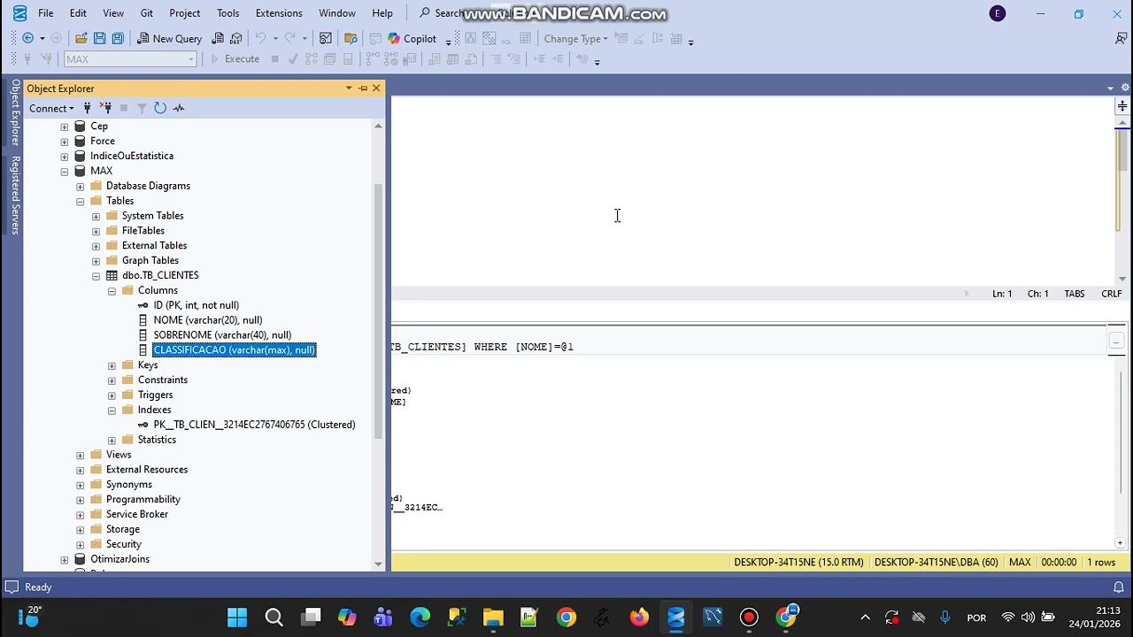 O problema de se usar VARCHAR(MAX) ou NVARCHAR(MAX)