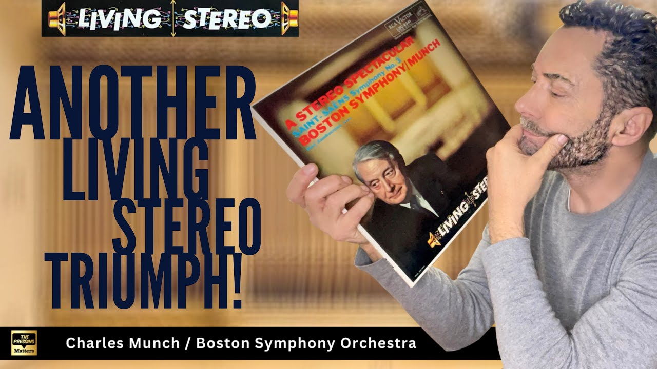 RCA Living Stereo Vinyl -Saint-Saens Symphony No 3 Organ - Munch /. BSO