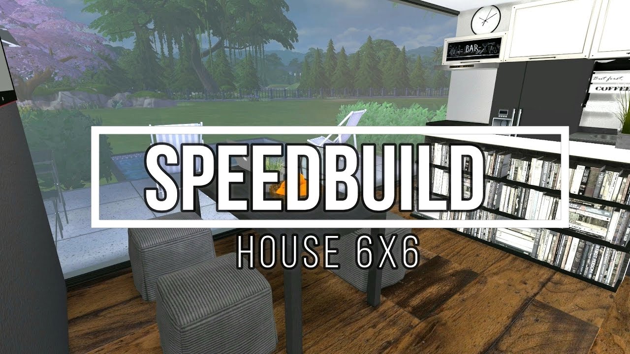 The Sims 4 Speedbuild #15 Wyzwanie dom 6x6 