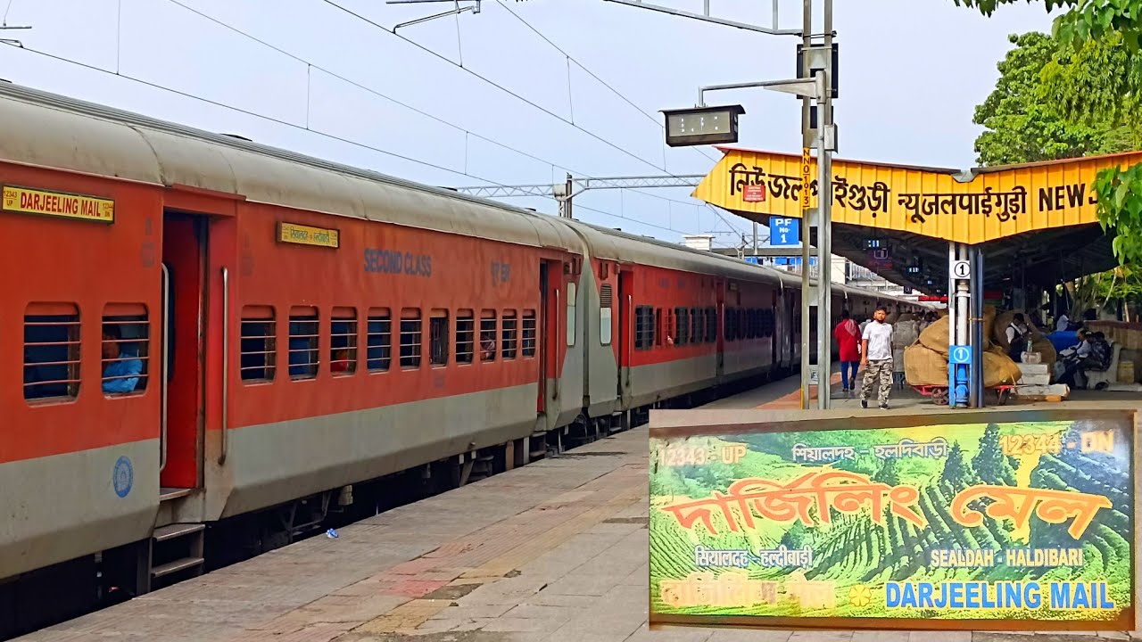 Onboard by 12343 Up SEALDAH HALDIBARI Darjeeling Mail|Best train for the tourists of NORTH BENGAL