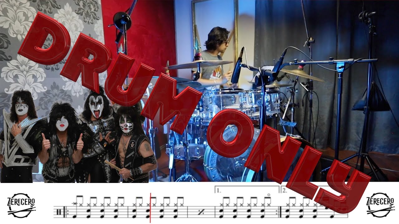 Kiss - I Was Made For Lovin' You | DRUM ONLY | Hugo Zerecero