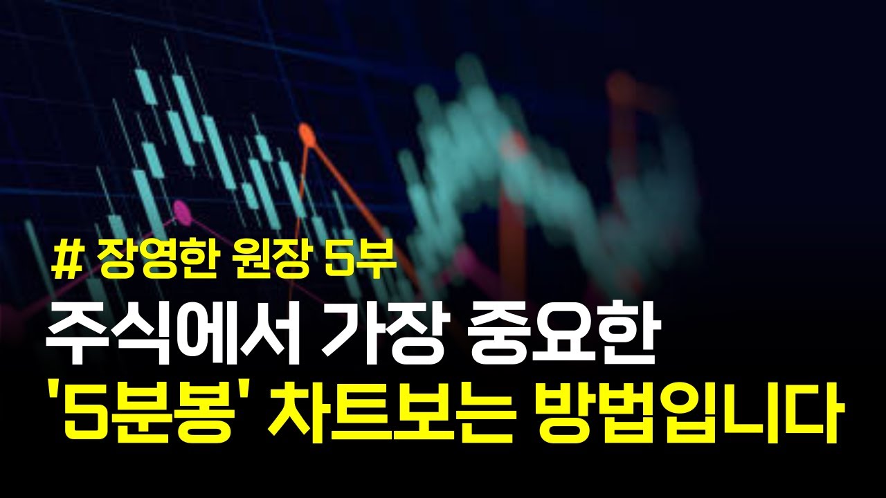 주식에서 가장 중요한 5분봉 차트 보는 법  '이런' 종목 담아보세요 [장영한 원장] 5부