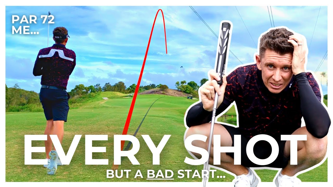 Every Shot of a 1 Handicap Golfers (struggling) Round...