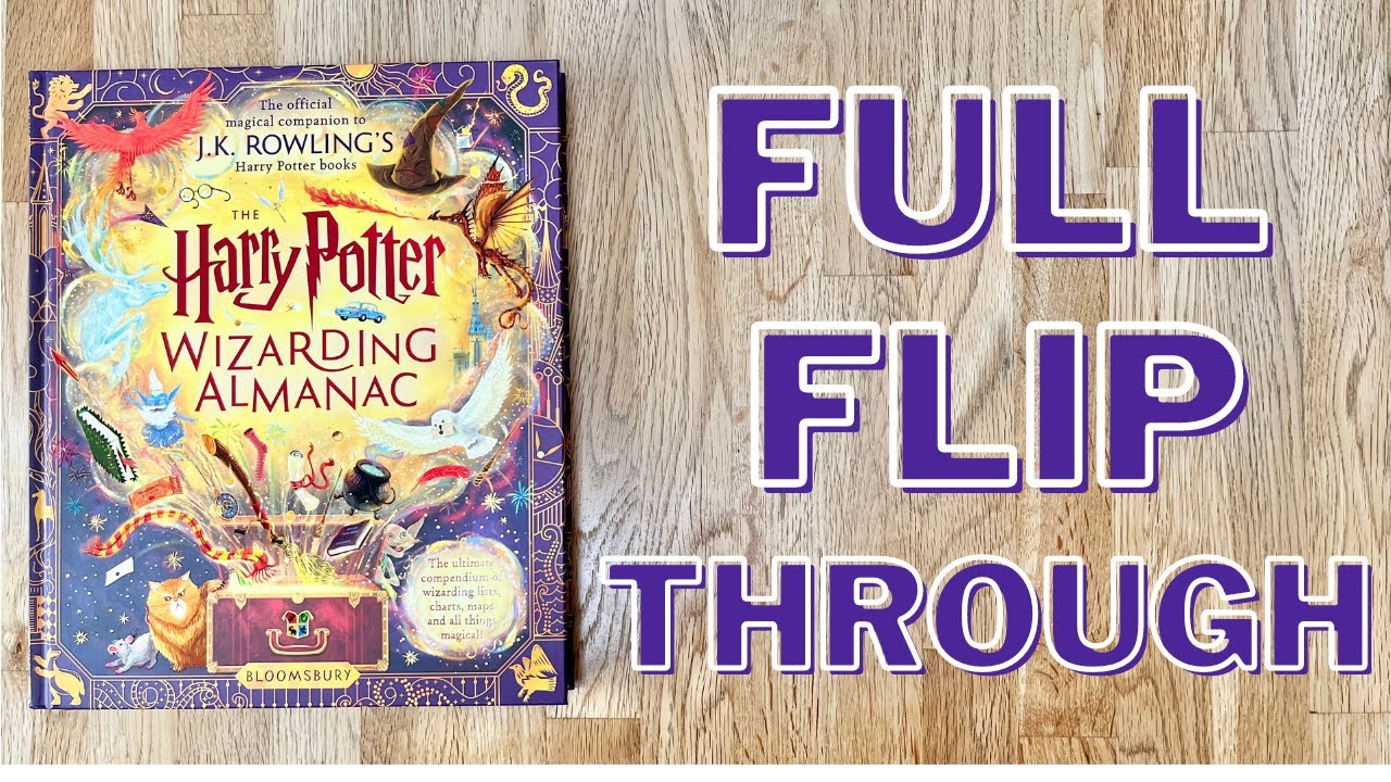 The Harry Potter Wizarding Almanac Book Full Flip Through #harrypotter #harrypotterbook