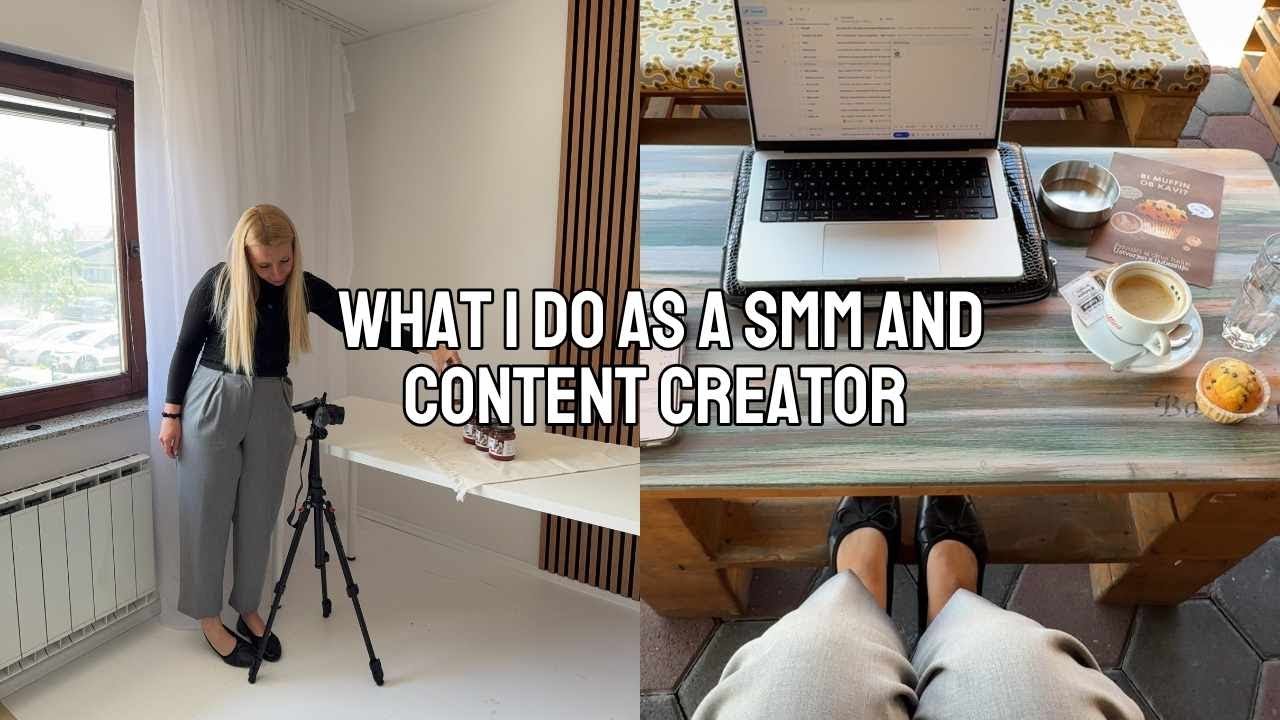 Realistic Day in the Life of a Social Media Manager | Coffee Shop Admin, Content Shoots