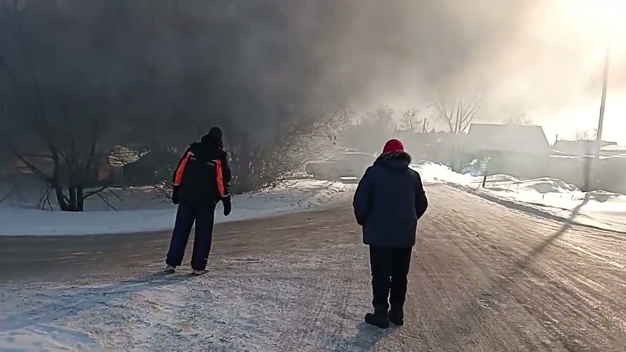 Пожар в Омске на улице Доватора. Полное видео. 