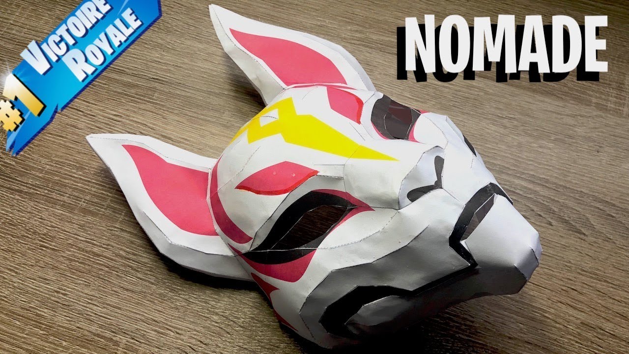 TUTO - MASQUE NOMADE EN PAPIER ! (FORTNITE)