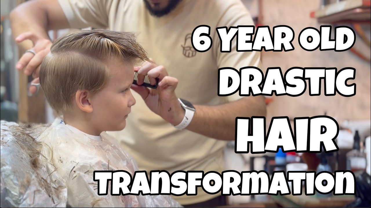 6 YEAR OLDS DRASTIC HAIR TRANSFORMATION!