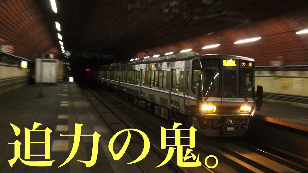 【迫力えぐい！】JR宝塚線武田尾駅高速通過集